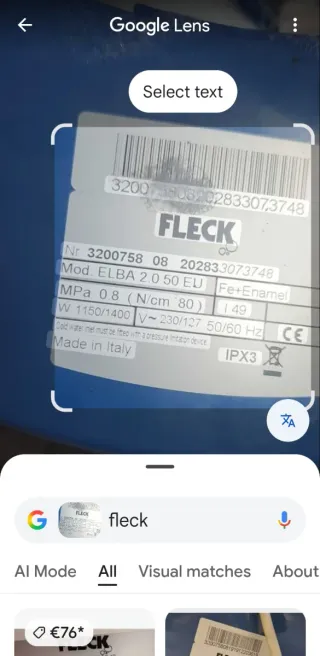 Resistencia Cerámica Termo Fleck Elba Repuesto