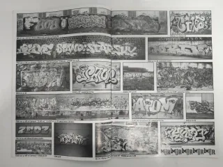Revista/fanzine Maccaroni n°0 (graffiti 1996)