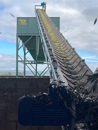 Cinta transportadora industrial