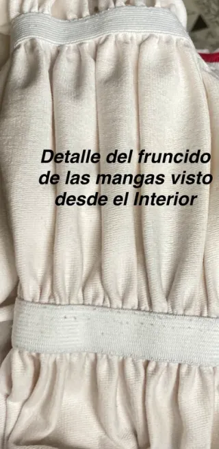 Camiseta manga larga, Blanca y Roja Sahoco