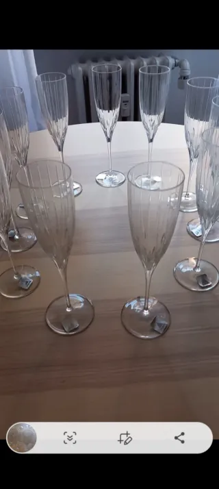 Set 12 Calici Flute Vetro Sonoro Superiore