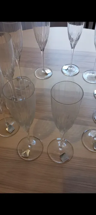 Set 12 Calici Flute Vetro Sonoro Superiore