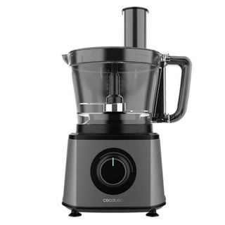 Cecotec Procesador de alimentos Paprika 1300 Full, 2000W de Potencia, Acero Inoxidable, 2 Velocidades, 3 Discos de corte, Incluye Bowl 3,5 L, Jarra 1,8 y Exprimidor