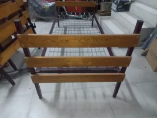 Dos camas con posibilidad de litera