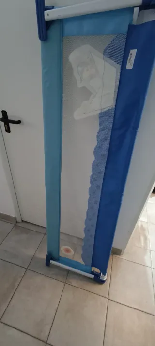 Barrera de Cama Infantil Azul