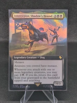 MTG FIC Interceptor, Shadow's Hound R #147 Foil NM