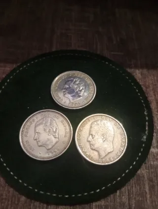 3 Monedas 100 Pesetas (1988, 1996, 1998)