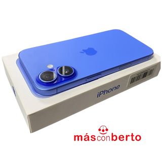 Móvil Iphone 16 128Gb Azul