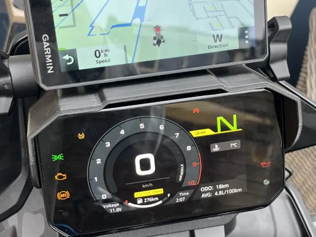 Soporte Garmin y Visera Solar CF Moto 450 MT