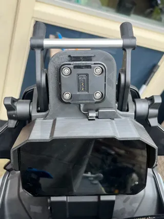 Soporte Garmin y Visera Solar CF Moto 450 MT