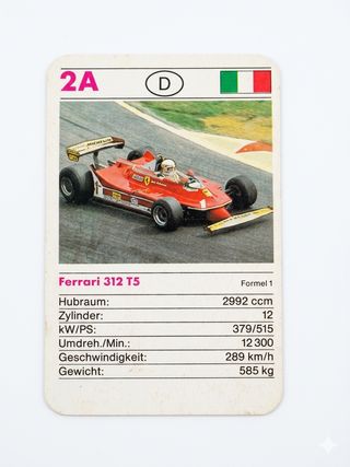 Figure vintage da collezione Ferrari