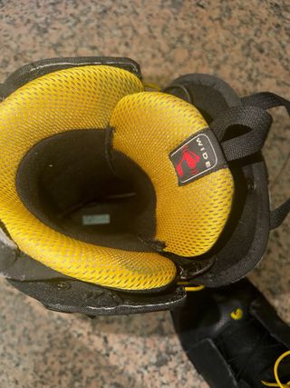 Botas de Snow Salomon Negras y Amarillas