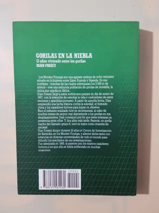 Libro Gorilas en la niebla