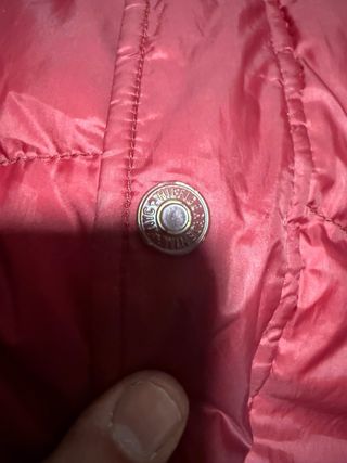 Casaco de penas Tommy Hilfiger vermelho