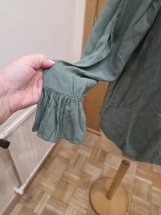 Blusa DOS PUESTAS azul y multicolor