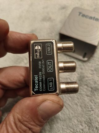 Conmutador Tecatel DiSEqC 2.0 2 entradas nuevo