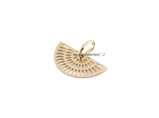 colgante oro 18k con nacar