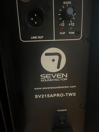 Altavoz negro precio negociable