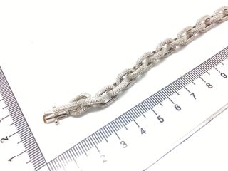 pulsera plata 925mm con piedra con circonita