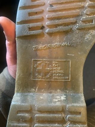 Botas Dr. Martens Talla 38 Flores Rojas