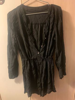 Camisa Granate Rombos Talla L Algodón