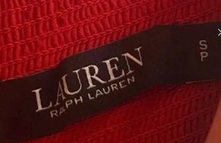 Falda Ralph Lauren floral roja