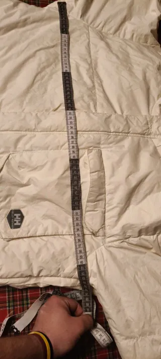 Piumino Helly Hansen bianco/panna taglia XL