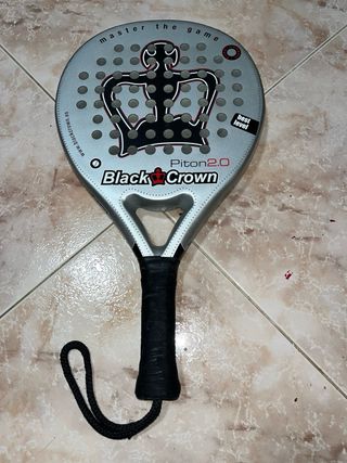 Pala Padel Black Crown Piton 2.0