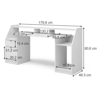 Escritorio Multi-nivel Grande