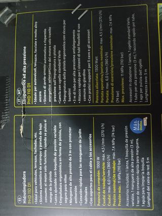 Hidrolimpiadora Parkside PRO 130