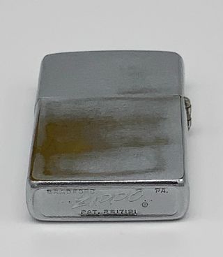 Encendedor Zippo Vintage Metal Plateado
