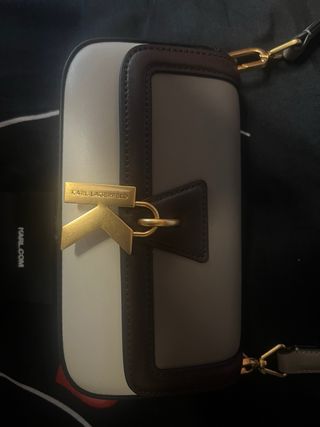 Bolso Karl Lagerfeld Beige y Marrón