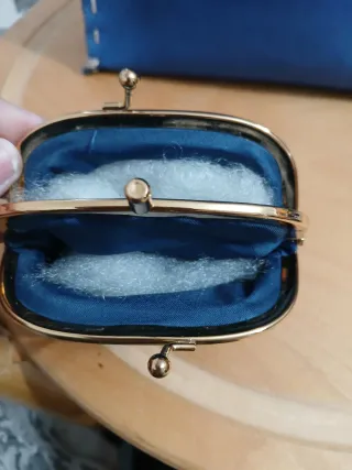 Set Borsa e Portafoglio Blu