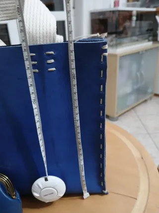 Set Borsa e Portafoglio Blu