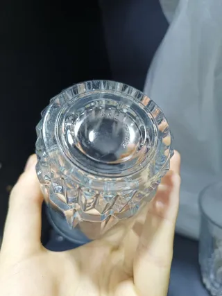 Lote de 9 vasos de cristal (4 ARC France)