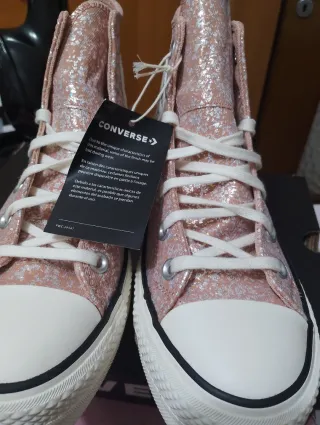 Converse All Star  glitter  Tg 39