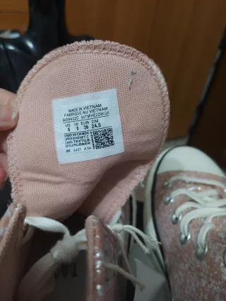 Converse All Star  glitter  Tg 39