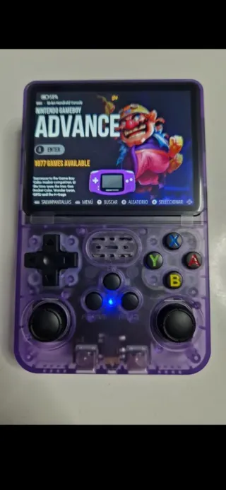 Consola de videojuegos  R36S Morado