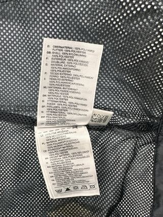 Giacca a vento adidas y2k uomo taglia xl nera