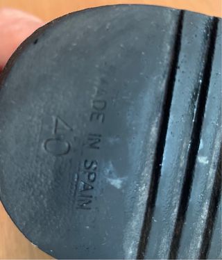 Botas chica T40 ante marrón