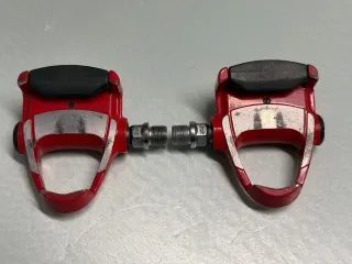 Pedales LOOK Carbon Rojos Retro Bicicleta