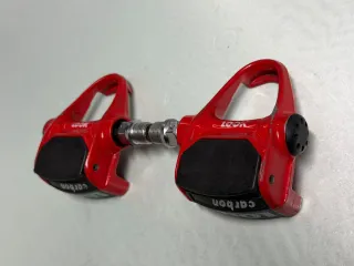 Pedales LOOK Carbon Rojos Retro Bicicleta