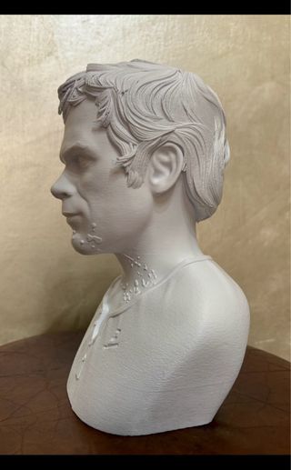 Dexter morgan Busto stampa 3D, altezza 25cm
