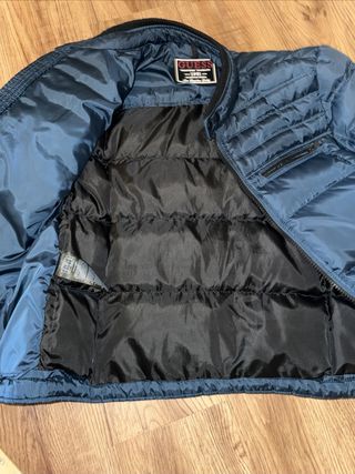 Chaqueta Guess Estilo Moto Azul