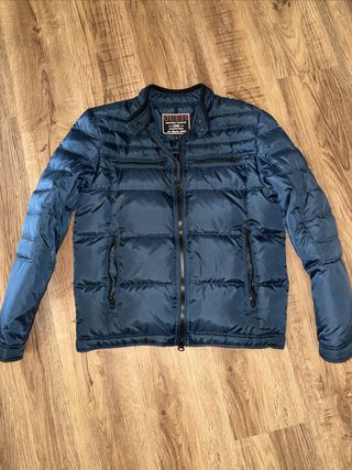 Chaqueta Guess Estilo Moto Azul