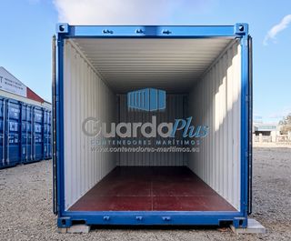 Contenedores marítimos 20 pies nuevos azul con ISO