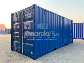 Contenedores marítimos 20 pies nuevos azul con ISO