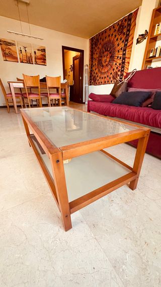 Salón completo, mueble, mesas, 6 sillas, sofá