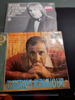 Lote vinilos pop español vintage