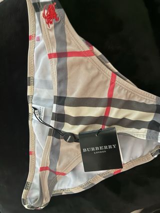 Slip Burberry Beige/Rosso